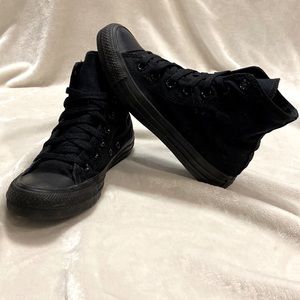 All Black Converse